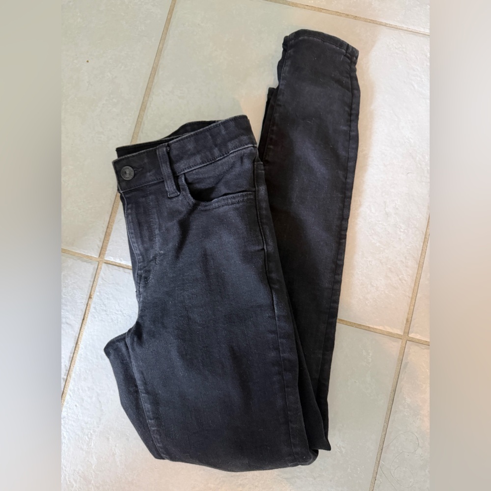 Y32 Classiccore Normcore Minimalist American Eagle Outfitters black Sz6 Jegging - Picture 2 of 8